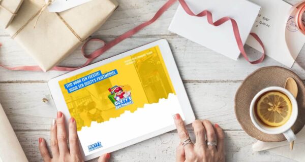 Dusty’s Frietmobiel Maaseik (B) - Blok56 - ontwerp van logo, huisstijl en website