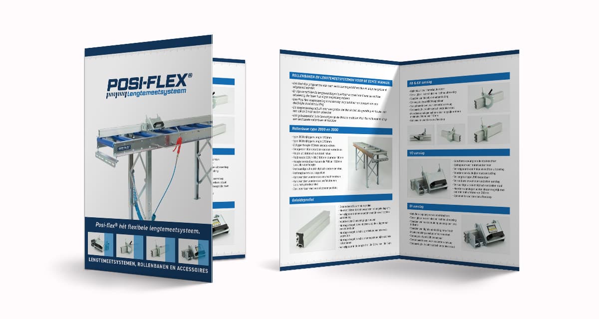 Ontwerp en drukwerk brochure | Posi-flex