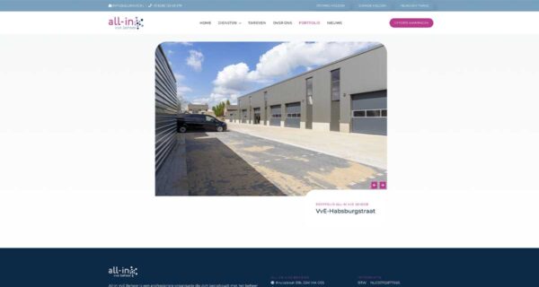 All-in VvE Beheer Heesch - Blok56 - ontwerp van logo, huisstijl en website