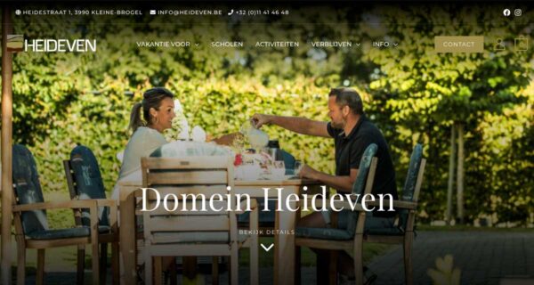 Domein Heideven - Blok56 - ontwerp van logo, huisstijl en website