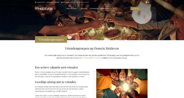 Domein Heideven - Blok56 - ontwerp van logo, huisstijl en website