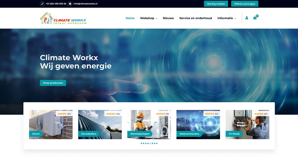 Climate Workx webshop