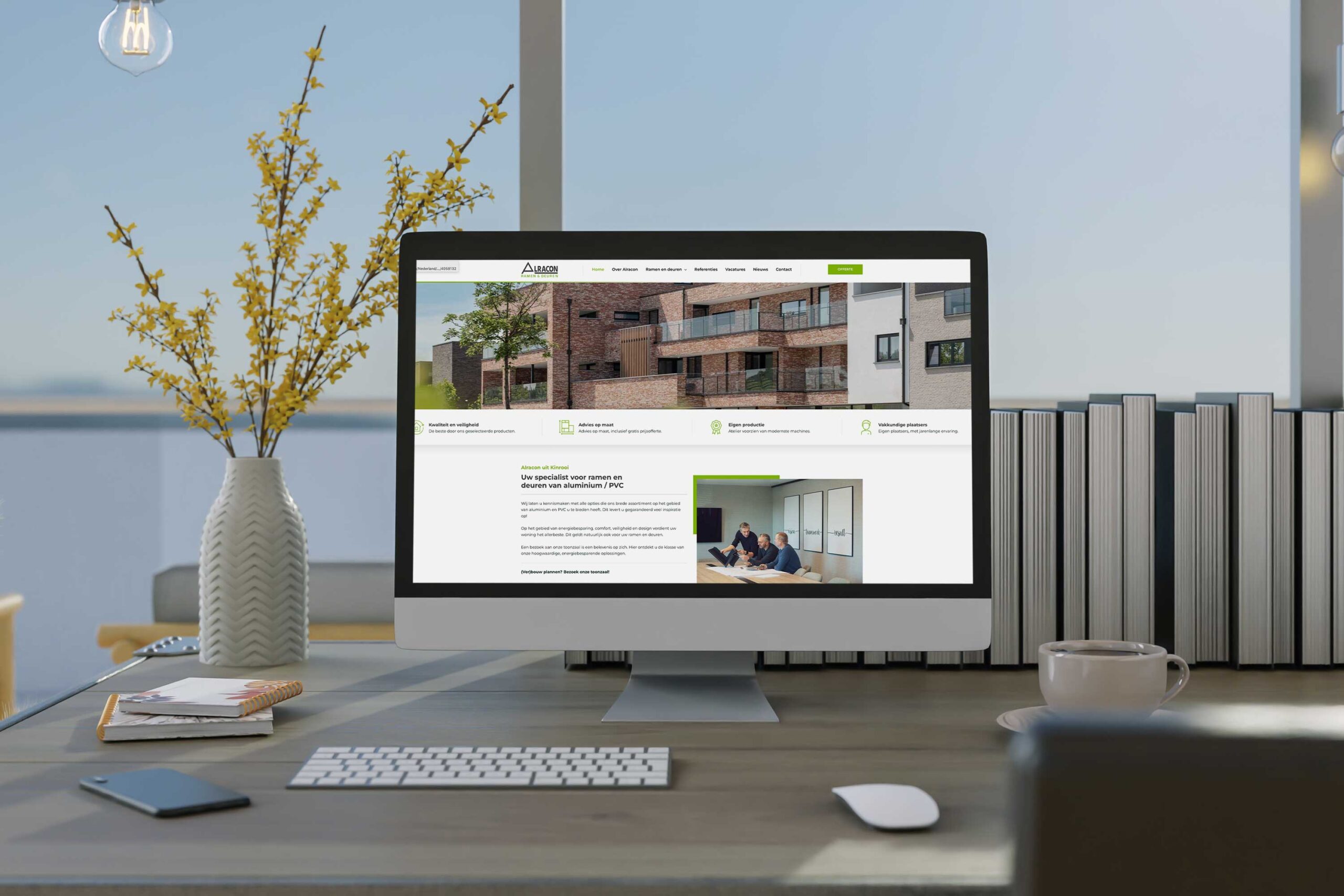 Totaalproject Alracon Kinrooi | Blok56 Webdesign, Grafisch Ontwerp, Belettering & Drukwerk