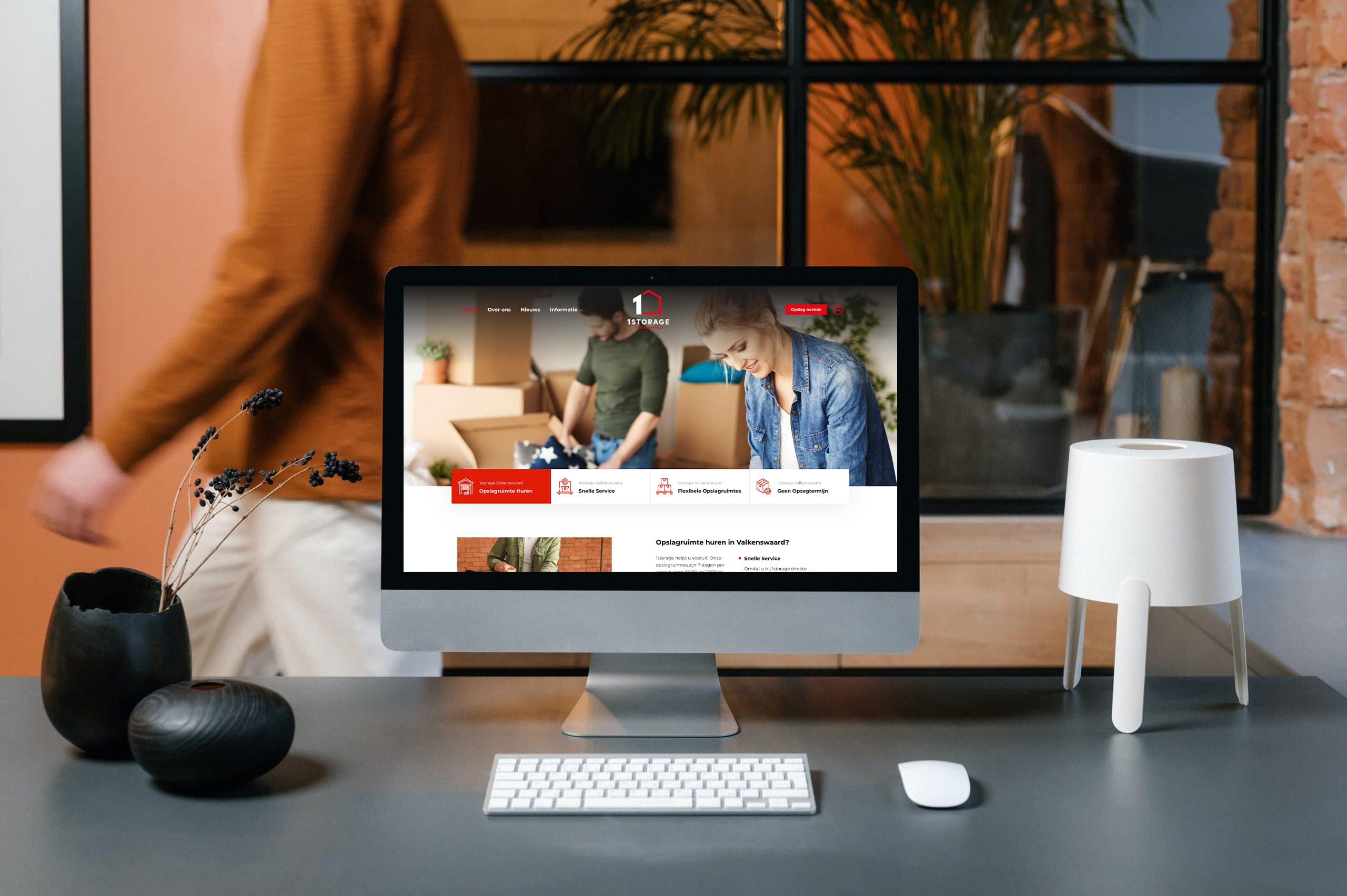 1Storage Valkenswaard – Logo, Huisstijl & Website ontwikkeling door Blok56