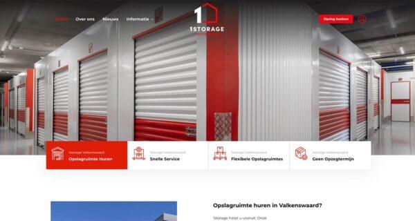 1Storage Valkenswaard - Blok56 - ontwerp van logo, huisstijl en website