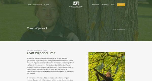 Totaalproject Wijnand Smit - Logo, huisstijl en website laten maken - Blok56