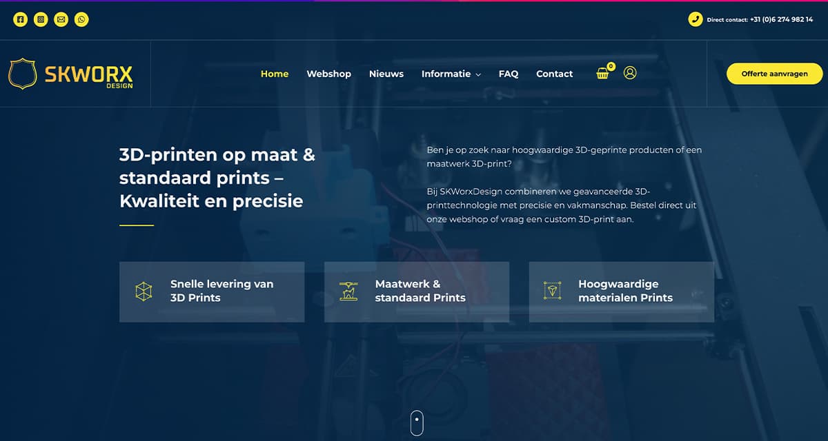 Webshop ontwikkeling SKWorxDesign - Blok56