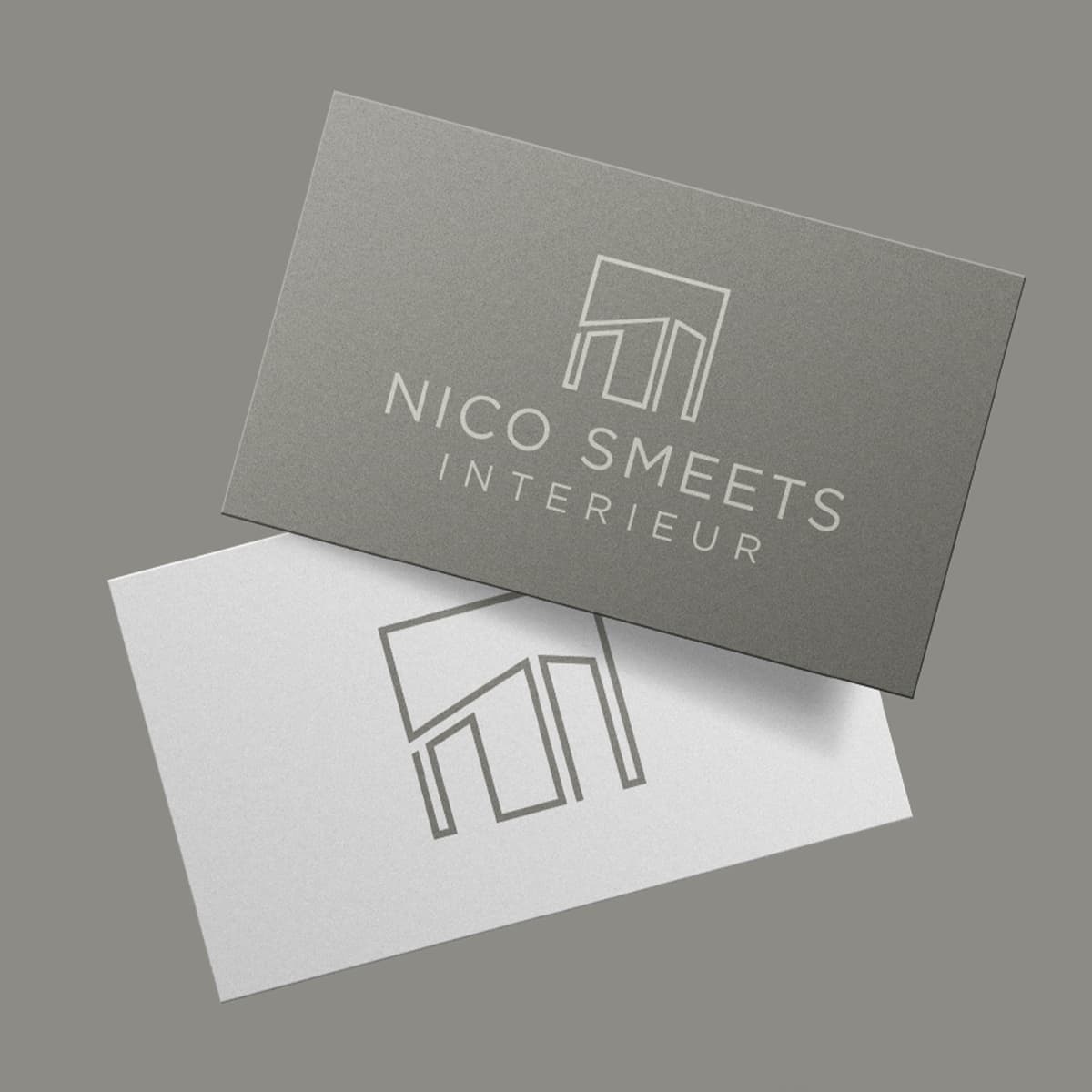 Logo ontwerp voor high-end interieurmerk Nico Smeets - Blok56