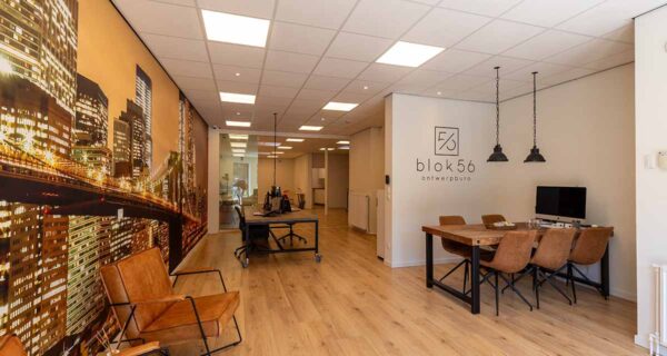 Verbouwing Blok56 afgerond - Blok56 - ontwerp van logo, huisstijl en website