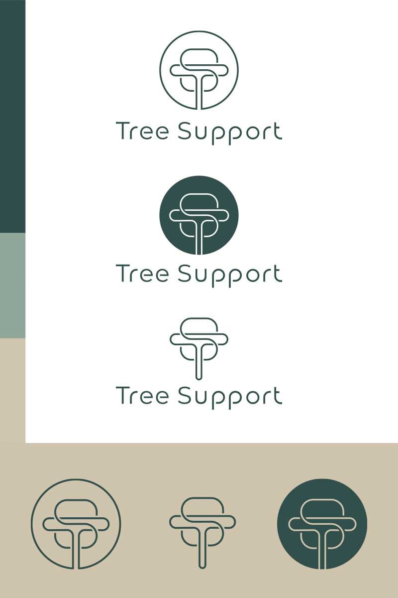 Logo ontwerp en huisstijl ontwikkeling - Tree Support - Blok56