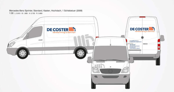DeCoster verwarming - Blok56 - ontwerp van logo, huisstijl en website